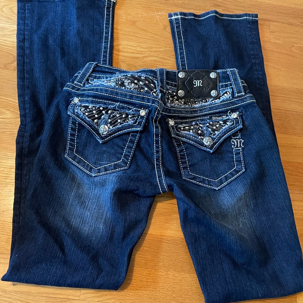 Women’s Miss Me Bootcut Jeans with Diamonds